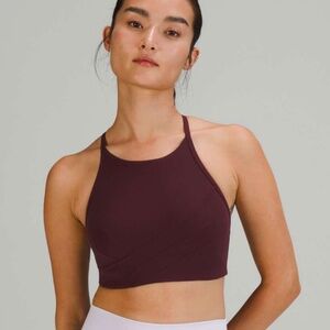lululemon Flow Y Wrap-Front High-Neck Bra *Light Support, B/C Cup Cassis